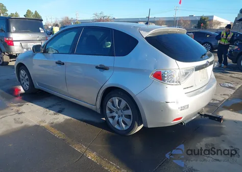 2008 Subaru Impreza 2.5I z USA, uszkodzony, nr VIN JF1GH61608H829716